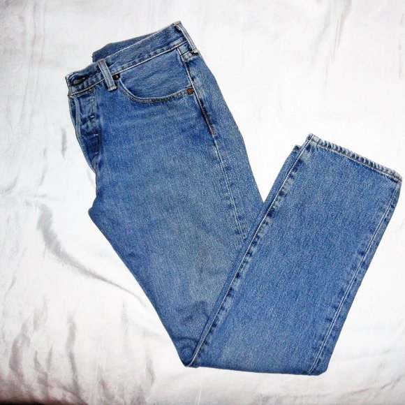 501 white oak cone denim